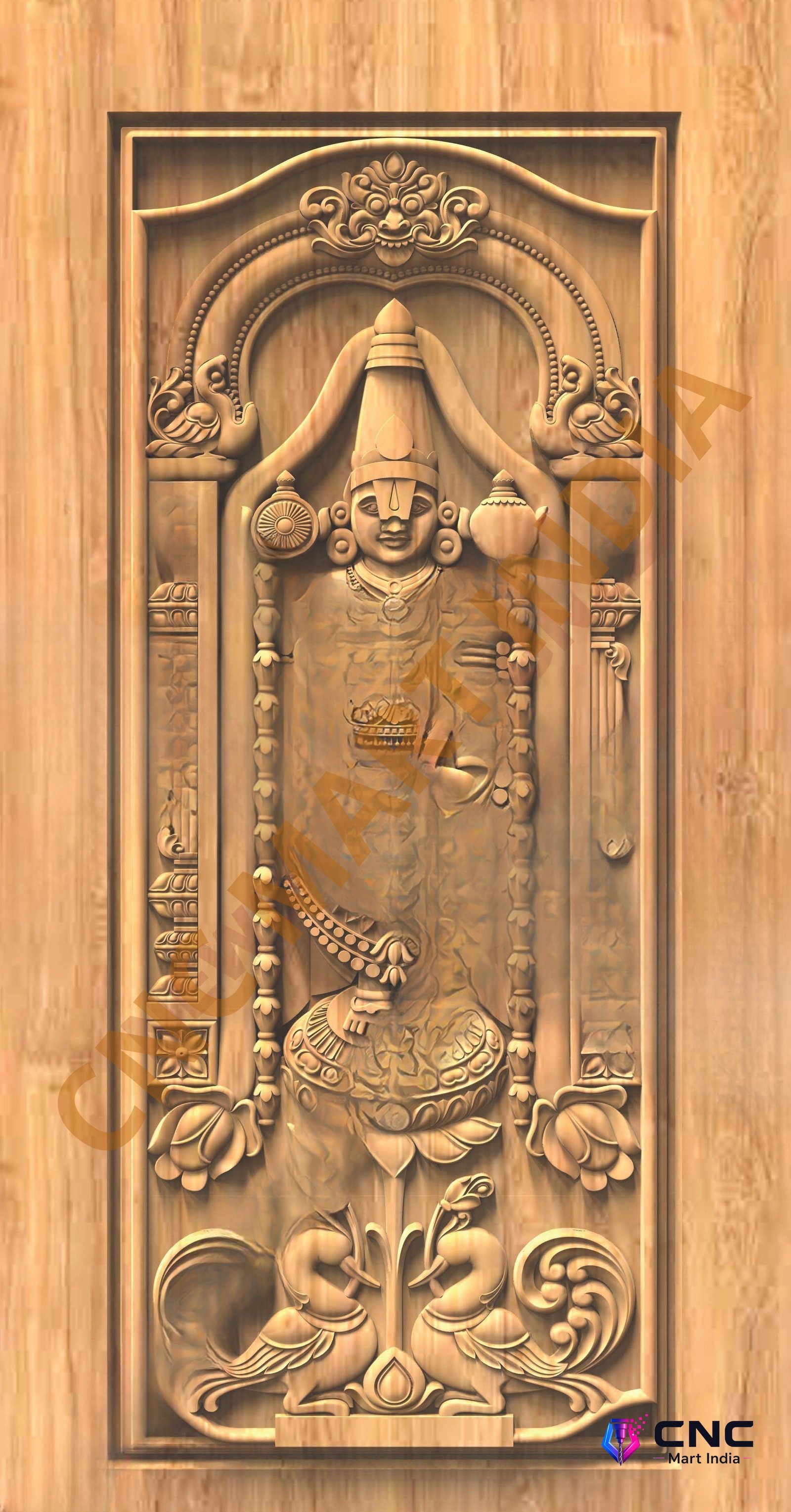 GSK EMBOSSING - EMD-01 Divine Carved Relief CNC Design